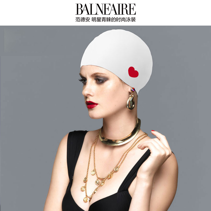 BALNEAIRE Icon Heart Pattern Water Resistance Silicon Cap